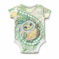 Hawaii Pineapple Baby Onesie Cute Cosplay Turtle Plumeria Spiral