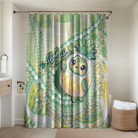 Hawaii Pineapple Bathroom Set Cute Cosplay Turtle Plumeria Spiral