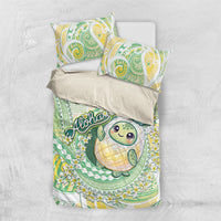Hawaii Pineapple Bedding Set Cute Cosplay Turtle Plumeria Spiral