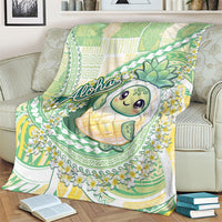 Hawaii Pineapple Blanket Cute Cosplay Turtle Plumeria Spiral