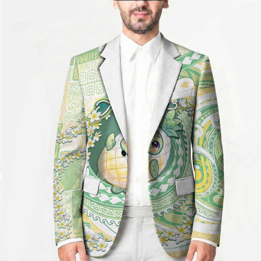 Hawaii Pineapple Blazer Cute Cosplay Turtle Plumeria Spiral