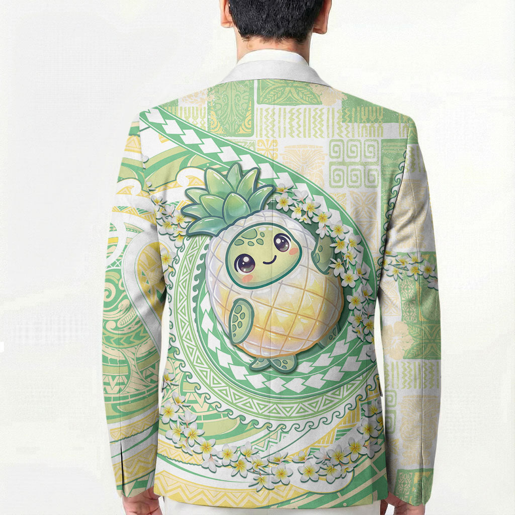 Hawaii Pineapple Blazer Cute Cosplay Turtle Plumeria Spiral