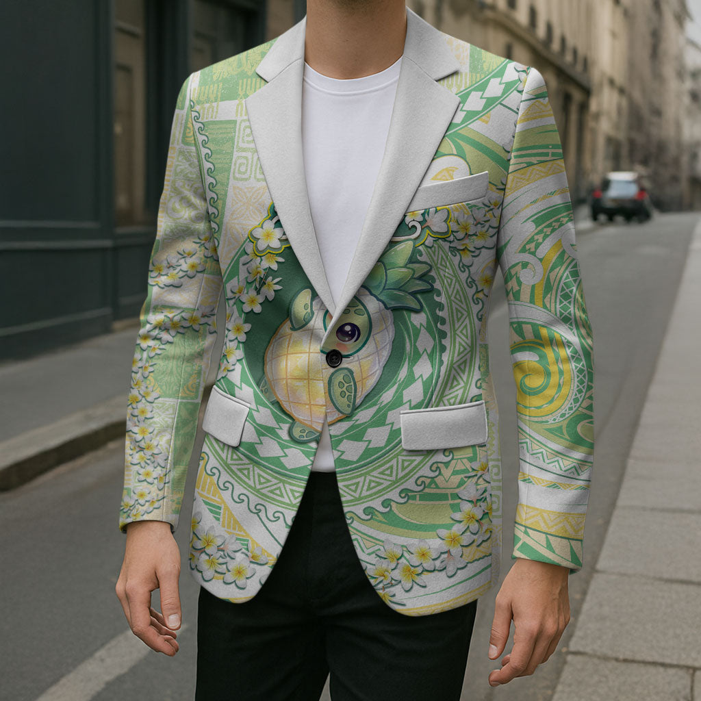 Hawaii Pineapple Blazer Cute Cosplay Turtle Plumeria Spiral