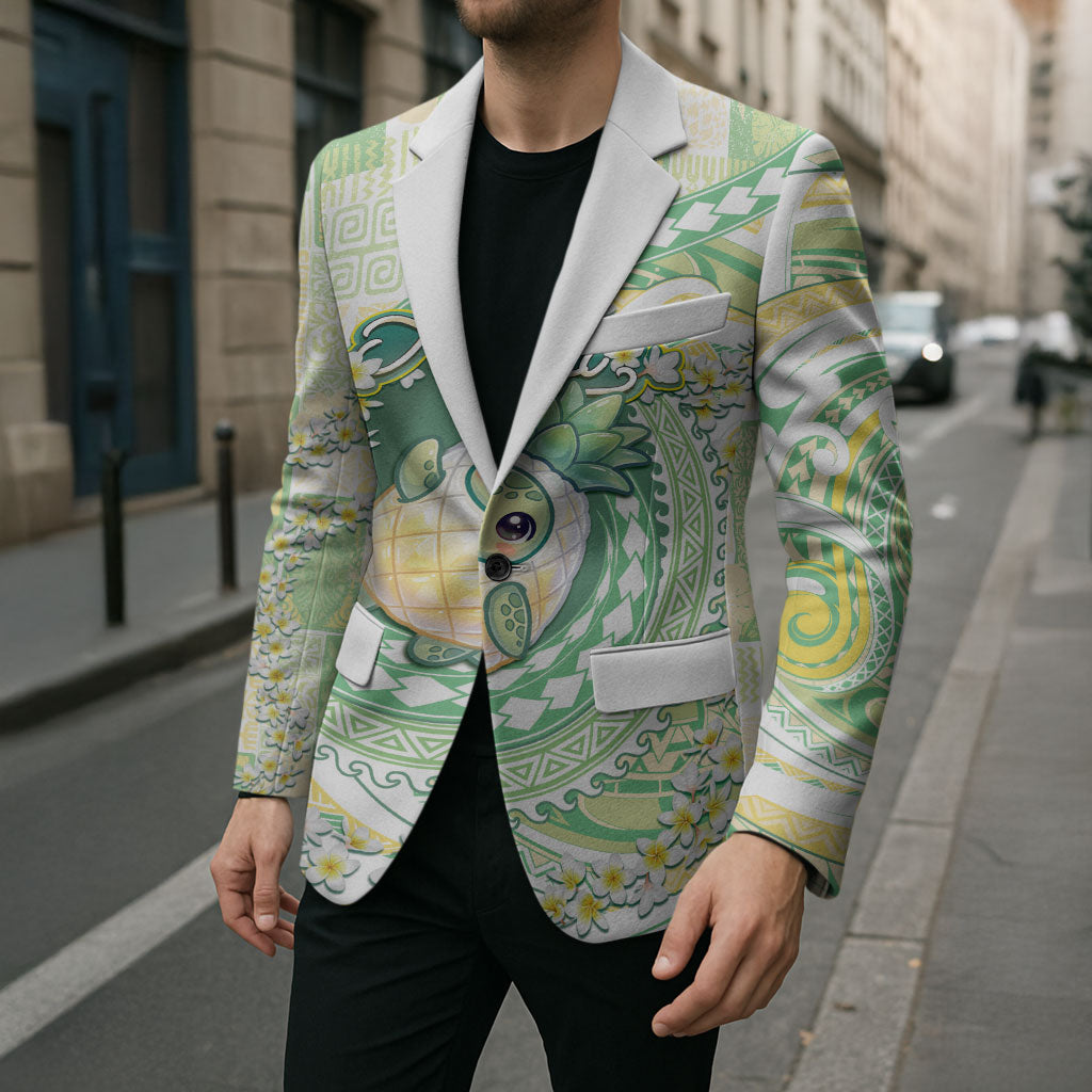 Hawaii Pineapple Blazer Cute Cosplay Turtle Plumeria Spiral