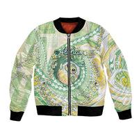 Hawaii Pineapple Bomber Jacket Cute Cosplay Turtle Plumeria Spiral