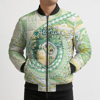 Hawaii Pineapple Bomber Puffer Jacket Cute Cosplay Turtle Plumeria Spiral
