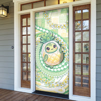 Hawaii Pineapple Door Cover Cute Cosplay Turtle Plumeria Spiral