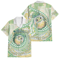 Hawaii Pineapple Family Matching Mermaid Dress and Hawaiian Shirt Cute Cosplay Turtle Plumeria Spiral