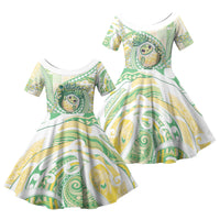 Hawaii Pineapple Family Matching Puletasi and Hawaiian Shirt Cute Cosplay Turtle Plumeria Spiral
