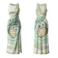 Hawaii Pineapple Family Matching Tank Maxi Dress and Hawaiian Shirt Cute Cosplay Turtle Plumeria Spiral