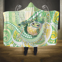 Hawaii Pineapple Hooded Blanket Cute Cosplay Turtle Plumeria Spiral