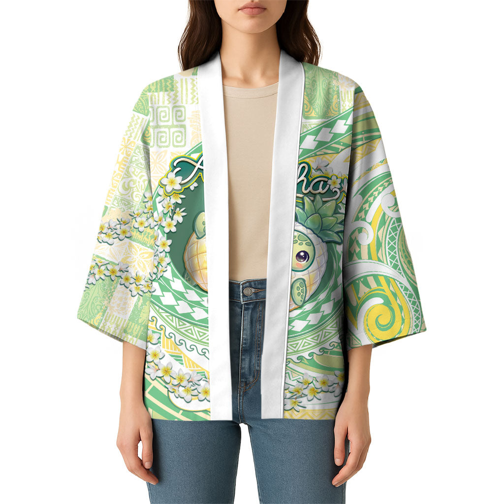 Hawaii Pineapple Kimono Cute Cosplay Turtle Plumeria Spiral