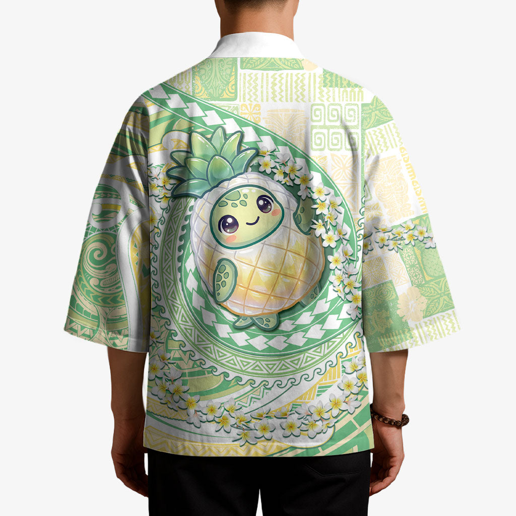 Hawaii Pineapple Kimono Cute Cosplay Turtle Plumeria Spiral