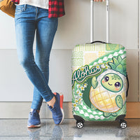 Hawaii Pineapple Luggage Cover Cute Cosplay Turtle Plumeria Spiral