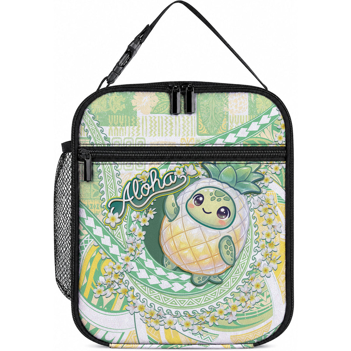 Hawaii Pineapple Lunch Bag Cute Cosplay Turtle Plumeria Spiral