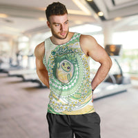 Hawaii Pineapple Men Tank Top Cute Cosplay Turtle Plumeria Spiral