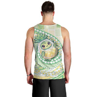 Hawaii Pineapple Men Tank Top Cute Cosplay Turtle Plumeria Spiral