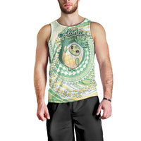 Hawaii Pineapple Men Tank Top Cute Cosplay Turtle Plumeria Spiral