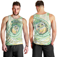 Hawaii Pineapple Men Tank Top Cute Cosplay Turtle Plumeria Spiral