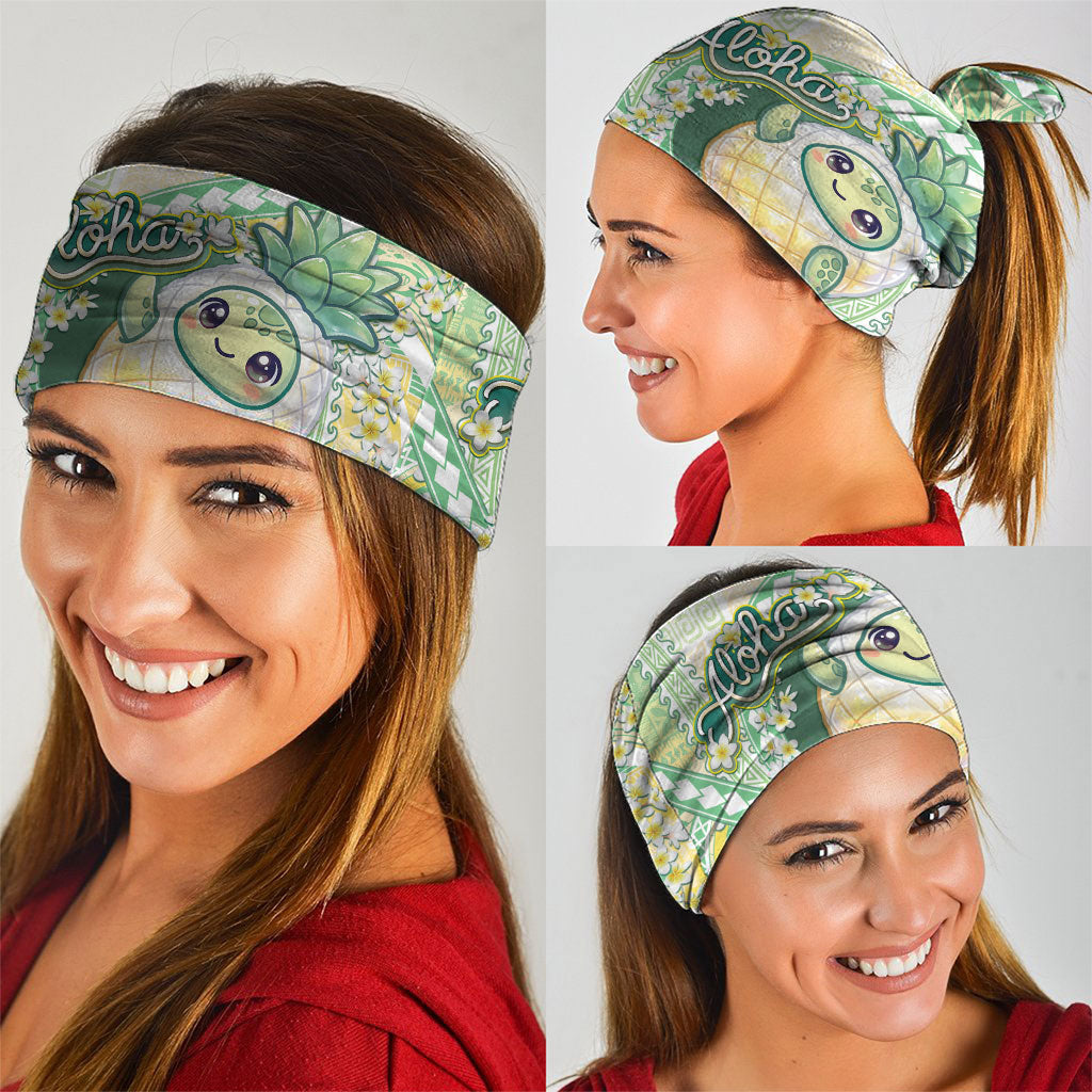 Hawaii Pineapple Neck Gaiter Cute Cosplay Turtle Plumeria Spiral