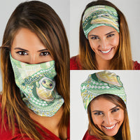 Hawaii Pineapple Neck Gaiter Cute Cosplay Turtle Plumeria Spiral