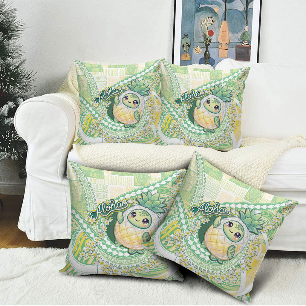 Hawaii Pineapple Pillow Cover Cute Cosplay Turtle Plumeria Spiral