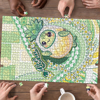 Hawaii Pineapple Puzzle Cute Cosplay Turtle Plumeria Spiral