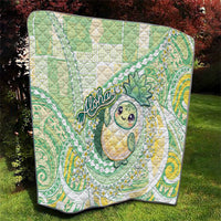 Hawaii Pineapple Quilt Cute Cosplay Turtle Plumeria Spiral