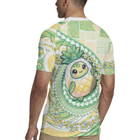 Hawaii Pineapple Rugby Jersey Cute Cosplay Turtle Plumeria Spiral