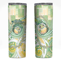 Hawaii Pineapple Skinny Tumbler Cute Cosplay Turtle Plumeria Spiral