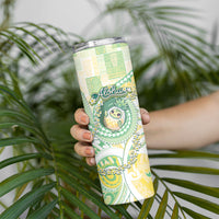Hawaii Pineapple Skinny Tumbler Cute Cosplay Turtle Plumeria Spiral