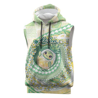 Hawaii Pineapple Sleeveless Hoodie Cute Cosplay Turtle Plumeria Spiral