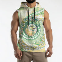 Hawaii Pineapple Sleeveless Hoodie Cute Cosplay Turtle Plumeria Spiral