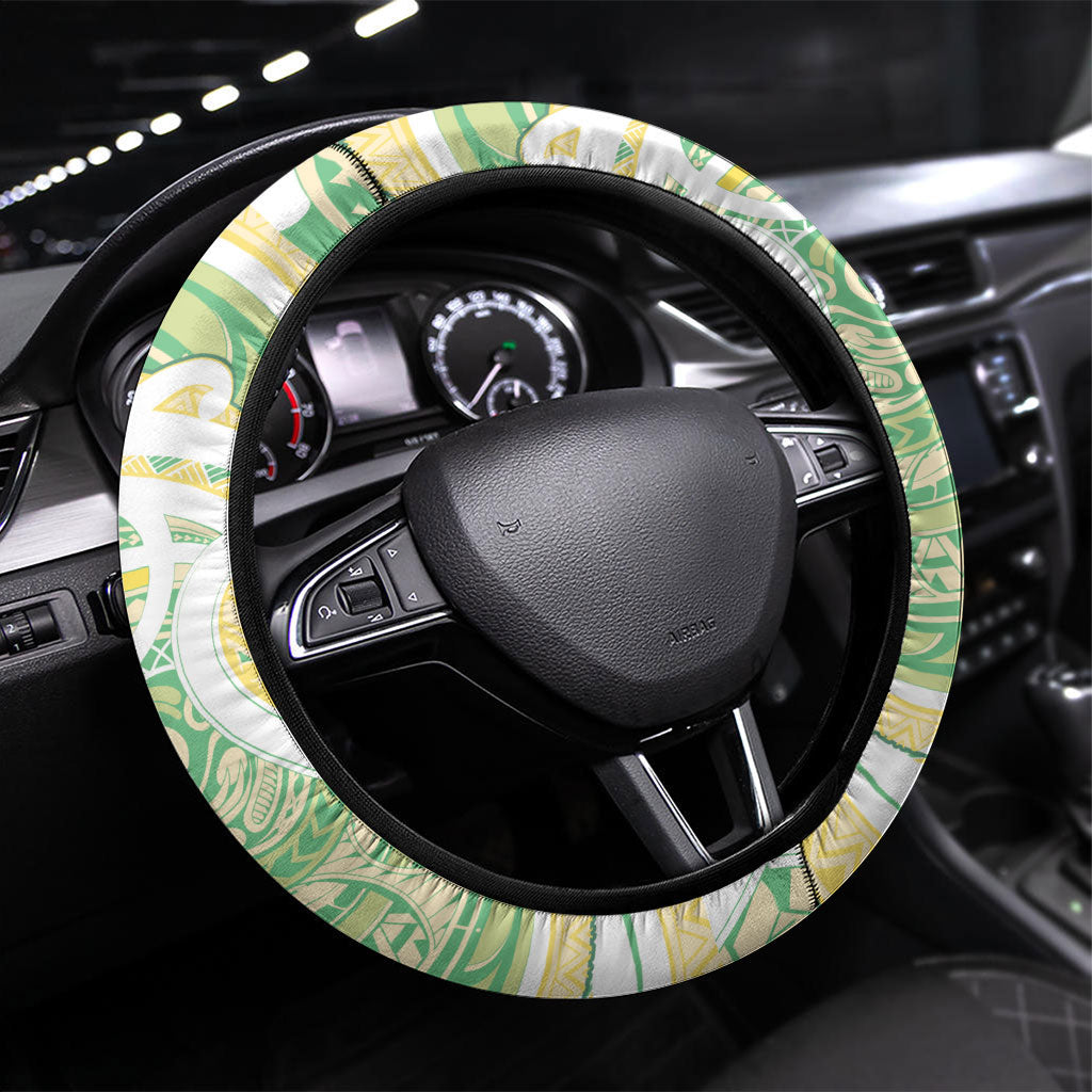 Hawaii Pineapple Steering Wheel Cover Cute Cosplay Turtle Plumeria Spiral