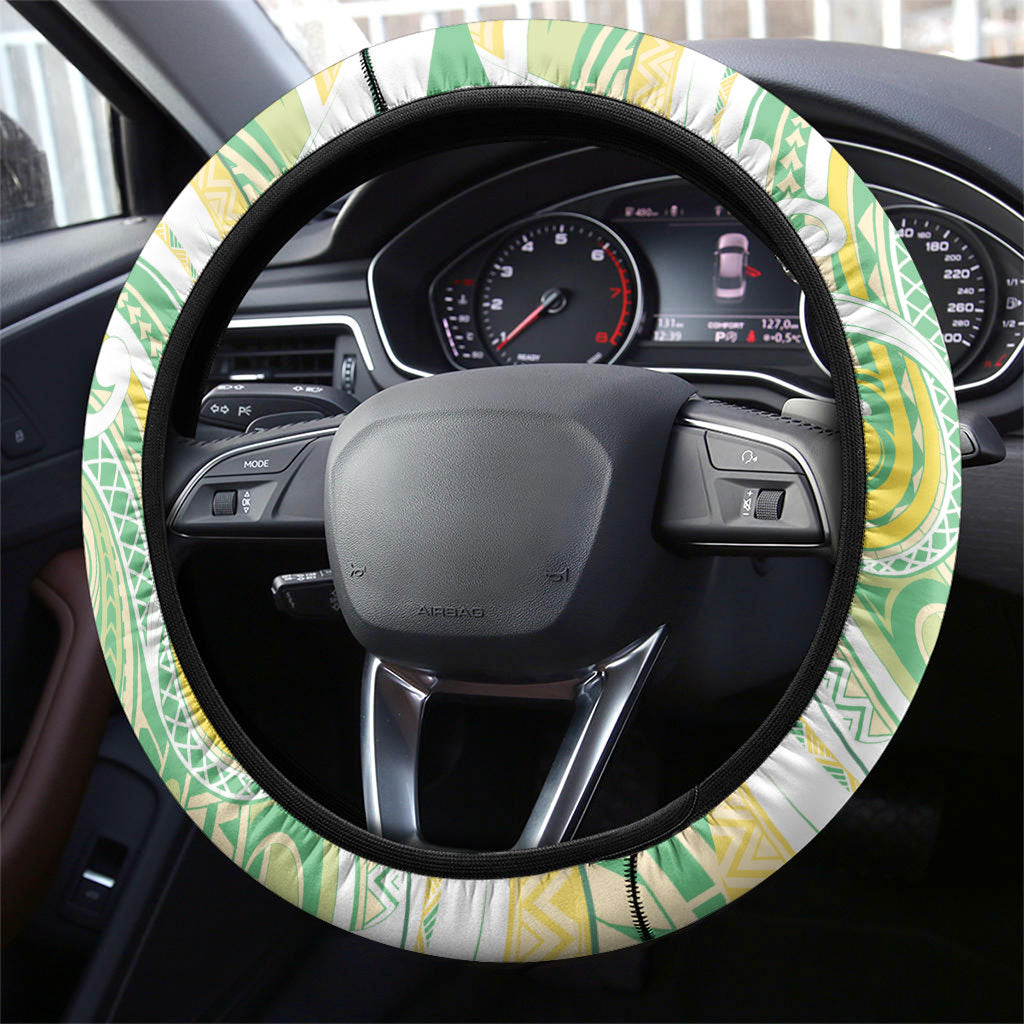 Hawaii Pineapple Steering Wheel Cover Cute Cosplay Turtle Plumeria Spiral