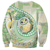 Hawaii Pineapple Sweatshirt Cute Cosplay Turtle Plumeria Spiral