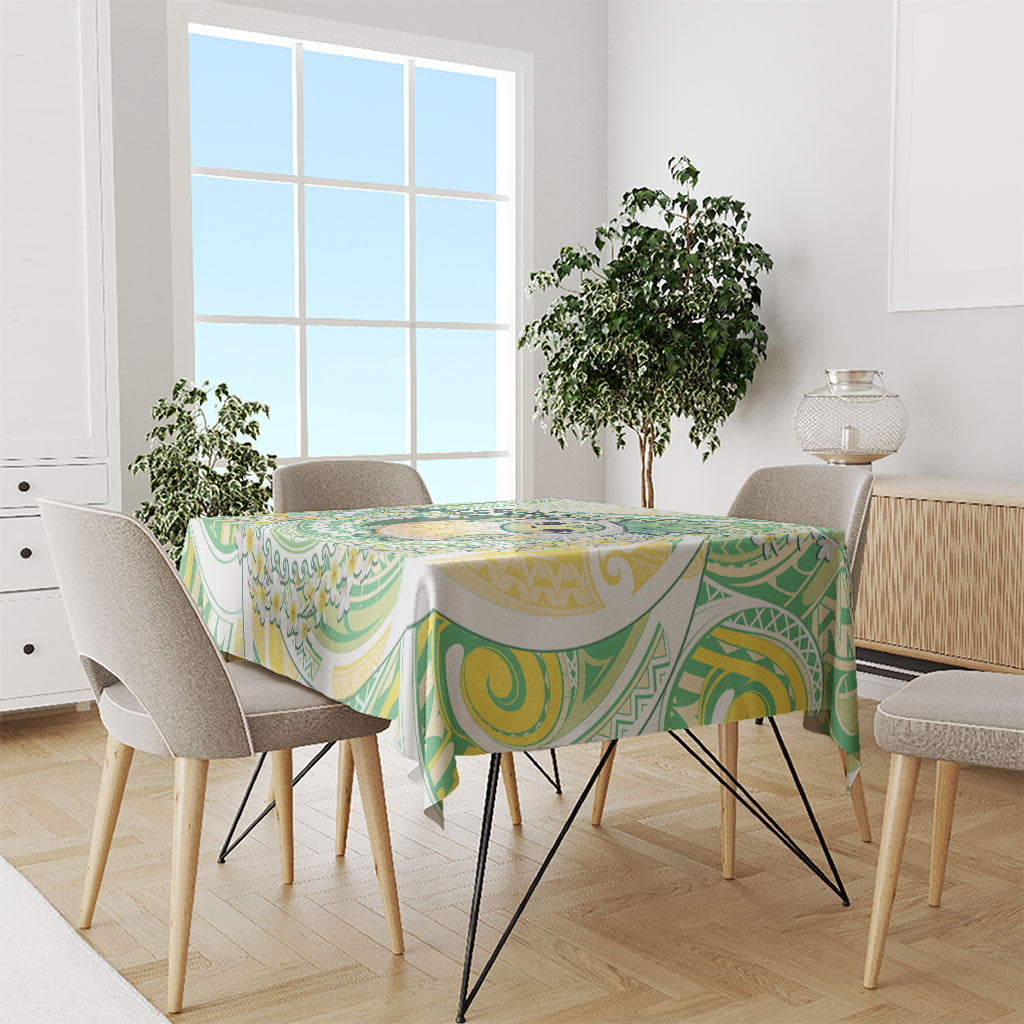 Hawaii Pineapple Tablecloth Cute Cosplay Turtle Plumeria Spiral