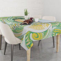 Hawaii Pineapple Tablecloth Cute Cosplay Turtle Plumeria Spiral