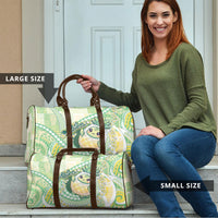 Hawaii Pineapple Travel Bag Cute Cosplay Turtle Plumeria Spiral