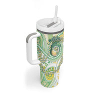 Hawaii Pineapple Tumbler With Handle Cute Cosplay Turtle Plumeria Spiral