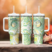 Hawaii Pineapple Tumbler With Handle Cute Cosplay Turtle Plumeria Spiral