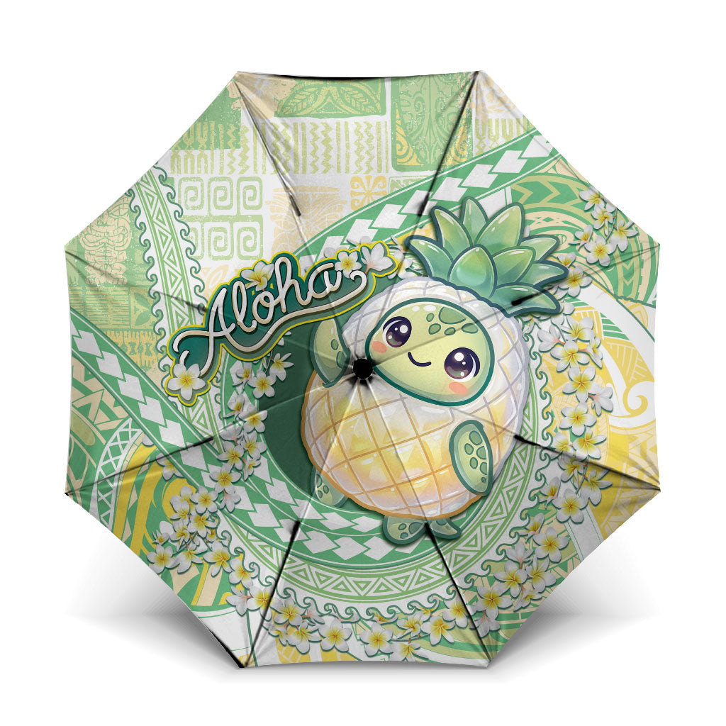 Hawaii Pineapple Umbrella Cute Cosplay Turtle Plumeria Spiral