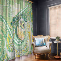 Hawaii Pineapple Window Curtain Cute Cosplay Turtle Plumeria Spiral