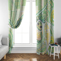 Hawaii Pineapple Window Curtain Cute Cosplay Turtle Plumeria Spiral
