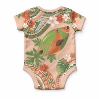 Hawaii Papaya Baby Onesie Cute Cosplay Humuhumu Fish Plumeria Waves