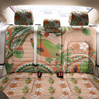 Hawaii Papaya Back Car Seat Cover Cute Cosplay Humuhumu Fish Plumeria Waves