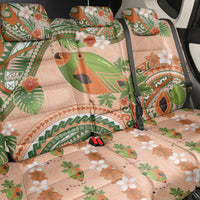 Hawaii Papaya Back Car Seat Cover Cute Cosplay Humuhumu Fish Plumeria Waves