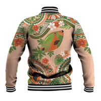 Hawaii Papaya Baseball Jacket Cute Cosplay Humuhumu Fish Plumeria Waves