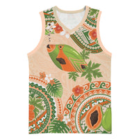 Hawaii Papaya Basketball Jersey Cute Cosplay Humuhumu Fish Plumeria Waves