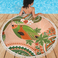 Hawaii Papaya Beach Blanket Cute Cosplay Humuhumu Fish Plumeria Waves